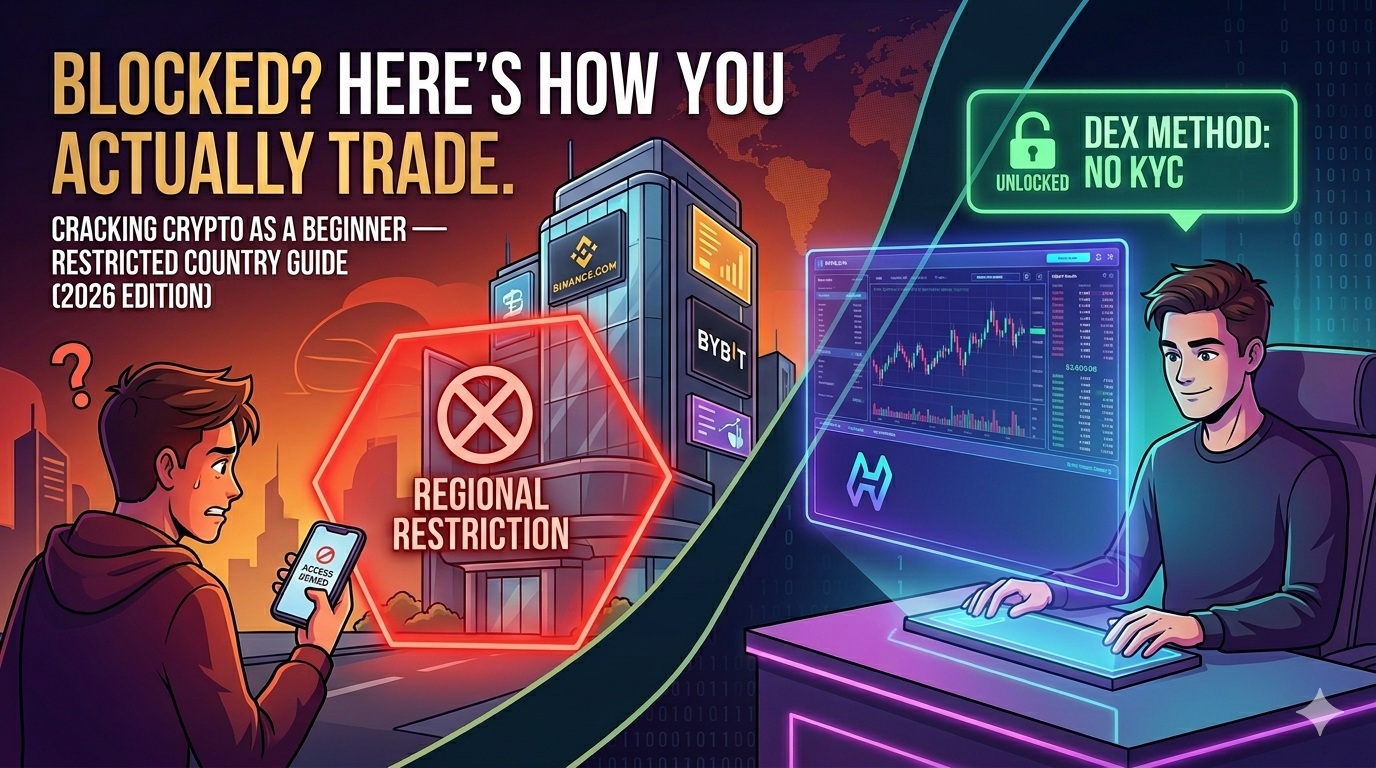 How to start trading crypto as a beginner — guide for restricted and non-restricted countries